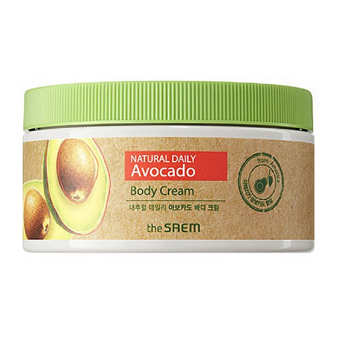 The Saem Natural Daily Avocado Body Cream Крем для тіла з екстрактом авокадо, 300 мл