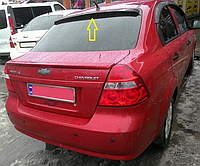 Дефлектор заднего стекла Chevrolet Aveo ІІІ, Vida (T250) сед 2006-2012 (скотч) ANV.Козырек, спойлер стекла