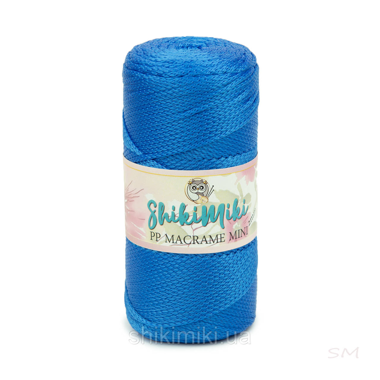 Трикотажний шнур поліпропіленовий PP Macrame, колір Синій електрик