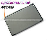 Сірий чохол для Samsung Galaxy Tab A 8.0 2019 SM-T290 Silver серія Ivanaks tri fold grey, фото 6