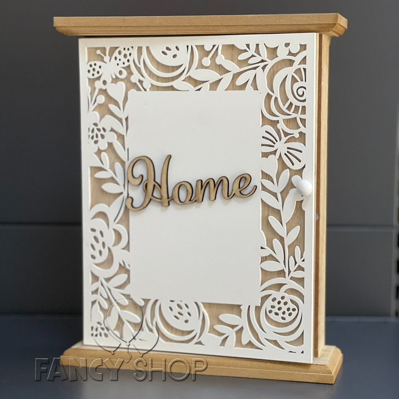 Ключниця дерев'яна "Home", Ключница "Дом" 2140-12, фото 1