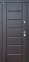 Дверь входная SteelArt СТАНДАРТ Мира Венге / Линнея BLK, дверь для квартиры, дверь для офиса, бронированная.
