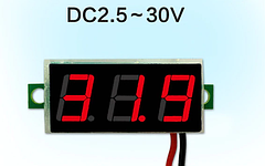 Міні вольтметр DC 2,5 - 32V