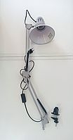 Настольная лампа Lemanso на струбцине 60W E27 серебро LMN093