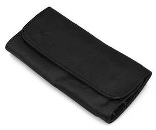 Чохол для пензлів CTR Group чорна шкіра на заклепці на 24шт.