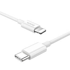USB кабель Hoco X36 1m 3A Type-C на Lightning білий, фото 3