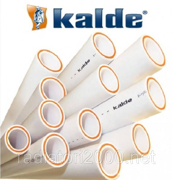 Труба поліпропіленова PPR KALDE FIBER 63 для опалення