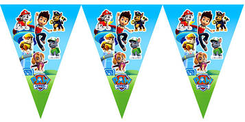"Щенячий Патруль: Синій" - Вимпел Трикутники, 10 прапорців. В1