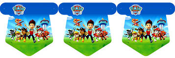 "Щенячий Патруль: Синий" - Вымпел Флажки, 12 флажков. В3