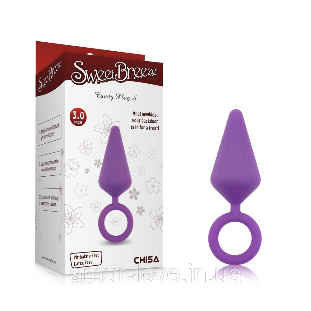 Анальний корок Sweet Breeze Candy Plug S Purple