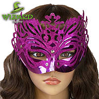 Венеційська маска Ізабелла малинова