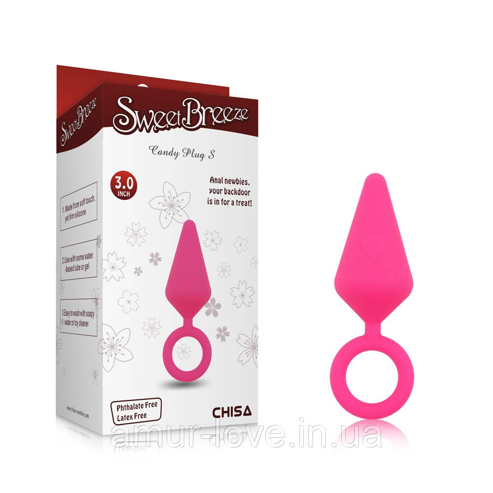 Анальний корок Sweet Breeze Candy Plug S Pink