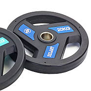 Диски 51 мм 20 кг (диски) поліуретанові Zelart, фото 3