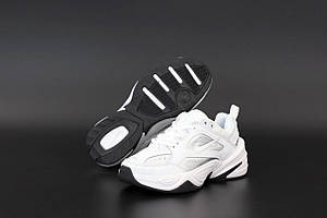 Жіночі кросівки Nike M2K Tekno White Silver (Найк М2К Текно білі з сріблястими вставками) 40