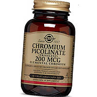 Хром пиколинат Solgar Chromium Picolinate 200 mcg 90 капсул