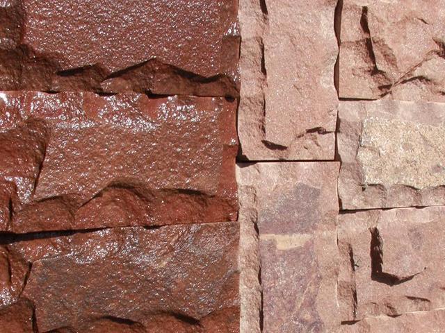 Камень под лаком