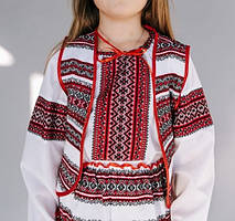 Костюм ЛЬВІВ трійка червона вишивка