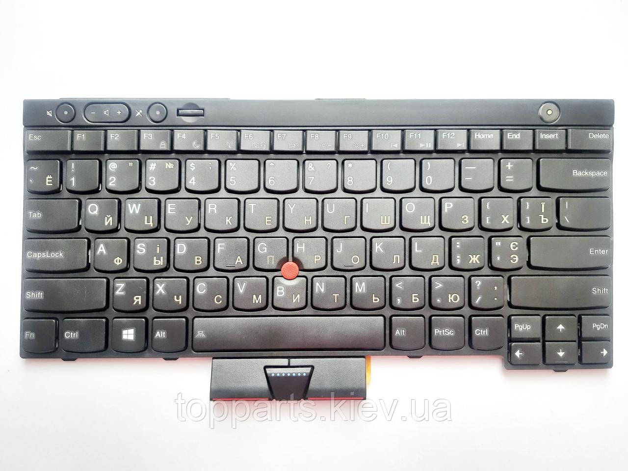 Клавіатура для ноутбуків Lenovo ThinkPad T430, T430s, T530, T530s, W530, X230 Series чорна з трекпоінтом