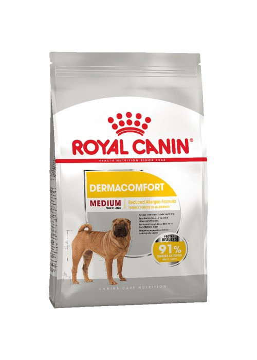 Сухий корм Royal Canin Medium Dermacomfort для собак середніх порід з підвищеною чутливістю шкіри 10 кг