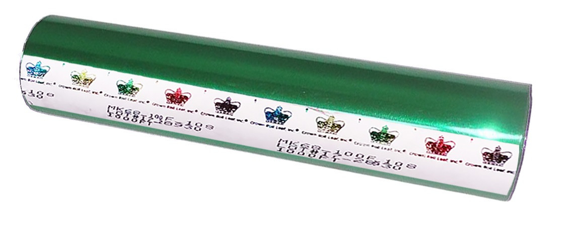 Фольга для ламінування  Crown Roll Leaf. ІЗУМРУДНА №20 210 мм, 30,5 м.