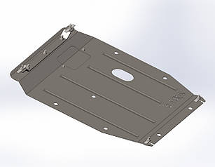 Захист радіатора картера двигуна і КПП JEEP COMPASS 4х4 2011-2016