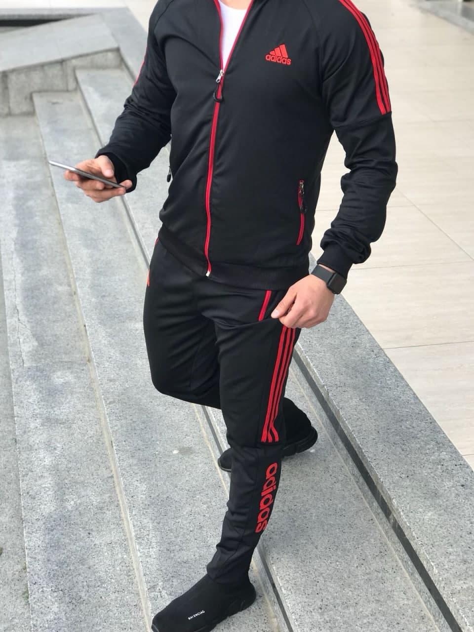 Спортивный костюм adidas мужской с лампасами