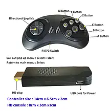 Ігрова приставка Sega HD + 688 ігор SG800 (аналог Data Frog Y2 SG), фото 3
