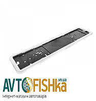 Рамка під номер неіржавка книжка "глянсова" біла Elegant