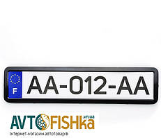 Рамка під номер неіржавка книжка "глянсова" чорна 12 Atelie