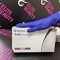 Рукавички нітрилові фіолетові медичні "Медиком". 3,6 р. розмір S, фото 2