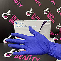 Рукавички нітрилові фіолетові медичні "Медиком". 3,6 р. розмір S, фото 5