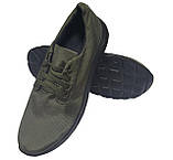 Кросівки літні, олива, фото 3