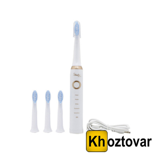 Електрична зубна щітка Shuke SK-601  ⁇  4 насадки