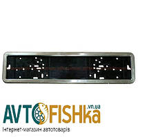 Рамка под номер  нержавейка  книжка CarLife