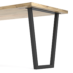 Опора для столу з металу, H = 730 mm, 630×100 mm (труба: 40x40x1,2mm)