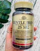 Залізо Solgar Gentle Iron 25 mg (ibisglycinate) 180 капсул, фото 6