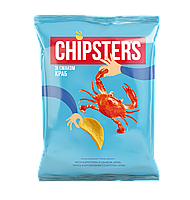 ТМ Chipster's чипсы натуральные краб 130 г