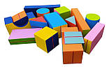Великий блок для реабілітації - Rehabilitation Soft Play Foam Cube Block 30x30x15cm, фото 3