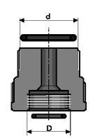 ProMinent №817069 Адаптер в комплекте 8х5 (Adap.set sing. M20x1.5-G5/8 PCB)