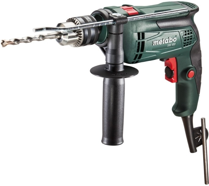 Ударний дриль Metabo SBE 650 (0.65 кВт, 9 Нм) (600671000)