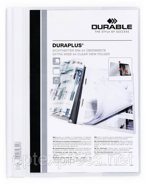 Папка-швидкозшивач DURAPLUS для презентацій DURABLE, фото 1
