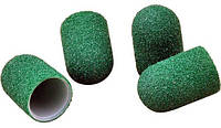 Колпачки абразивные Д10 80 грит для педикюра зеленые