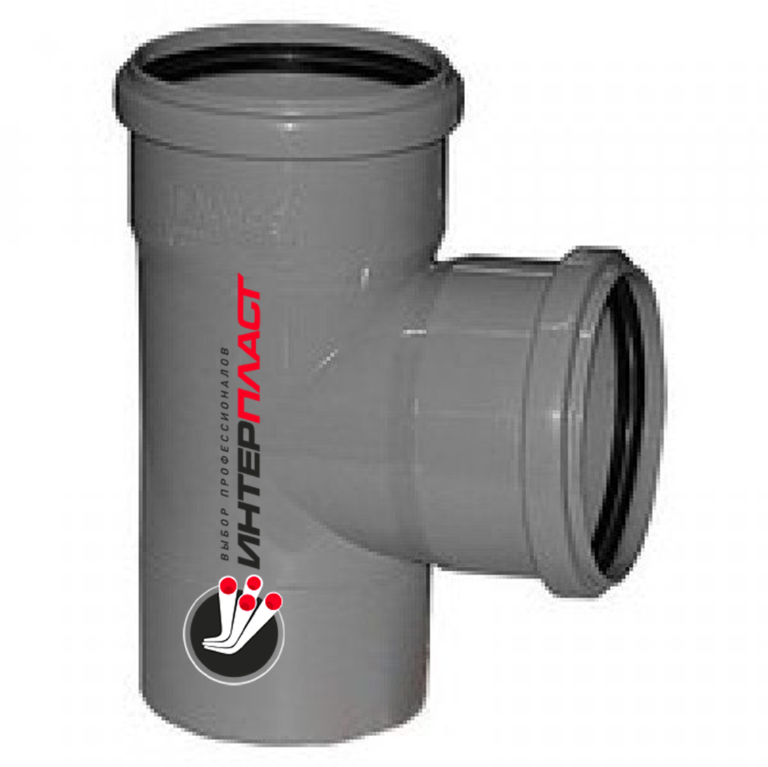 Трійник каналізаційний 110/110*90 ПП, фото 1