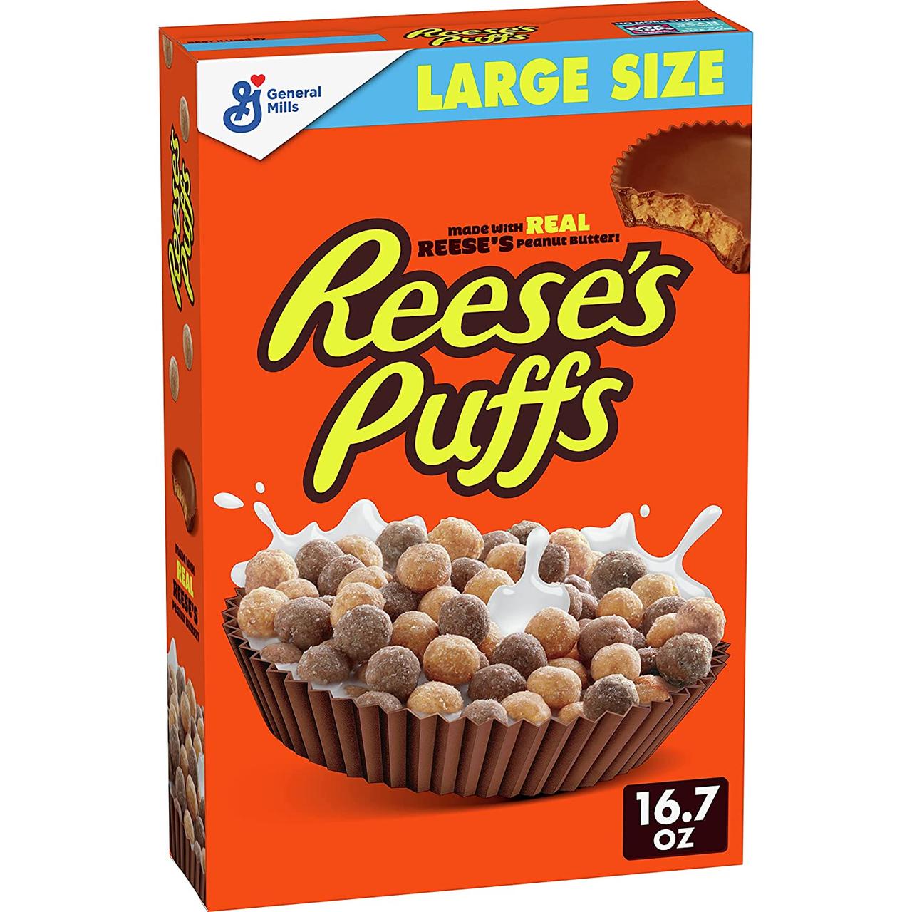 Сухий сніданок з арахісової пастою Reese's Puffs 473g
