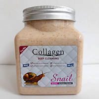 Крем-скраб для тeла Collagen Snail с коллагеном и муцином улитки 500 мл PM6917