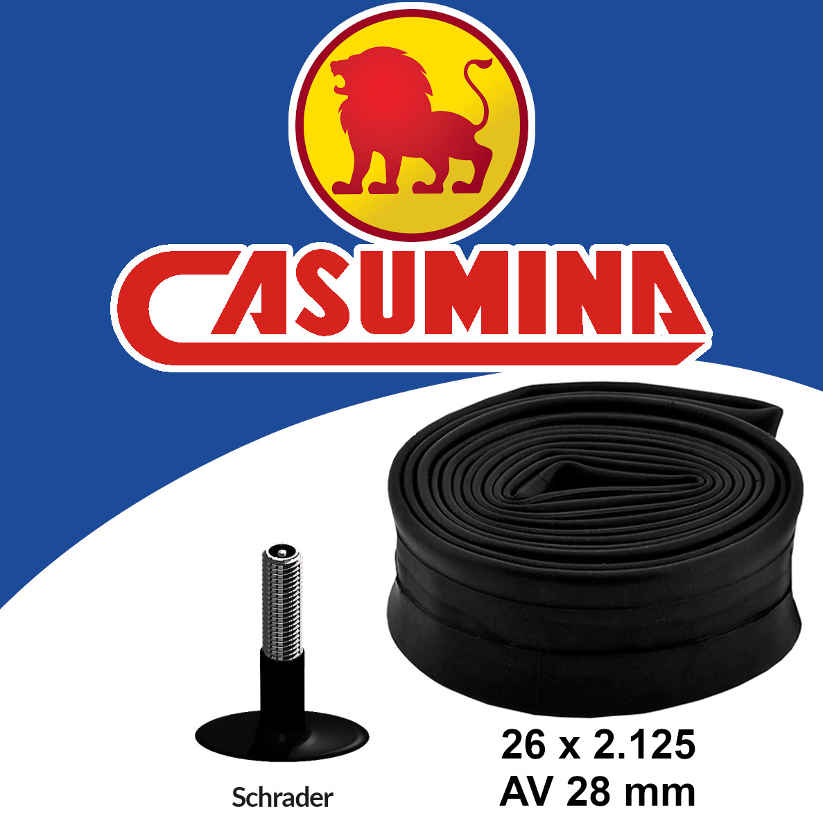 Камера CASUMINA 26 х 2.125 AV 28 мм