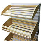 Стелаж хлібний 1900*950 мм ТИП 1, приставний стелаж для хлібу, стелаж для булочок, стелаж для випічки, стелаж хлібний, фото 5