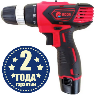 Шуруповерт акумуляторний Edon AD-12CA
