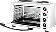 Електрична піч, духовка настільна ECG ET 32303 White (2 конфорки, 30л, Чехія), фото 6