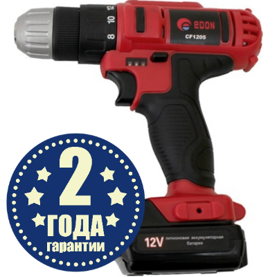 Шуруповерт акумуляторний Edon CF-1205